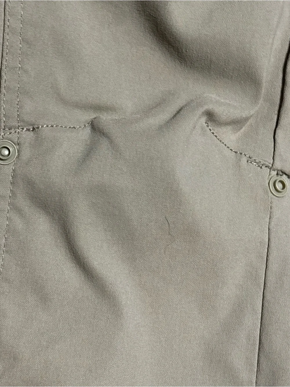 prAna Halle Pants Womens 2 Khaki Stretch Hiking Outdoor Cargo Utility 29 Inseam